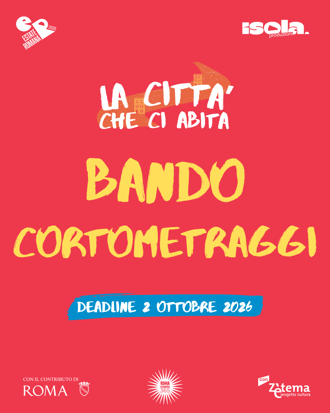 BANDO “LA CITTÀ CHE CI ABITA” – SECONDA EDIZIONE