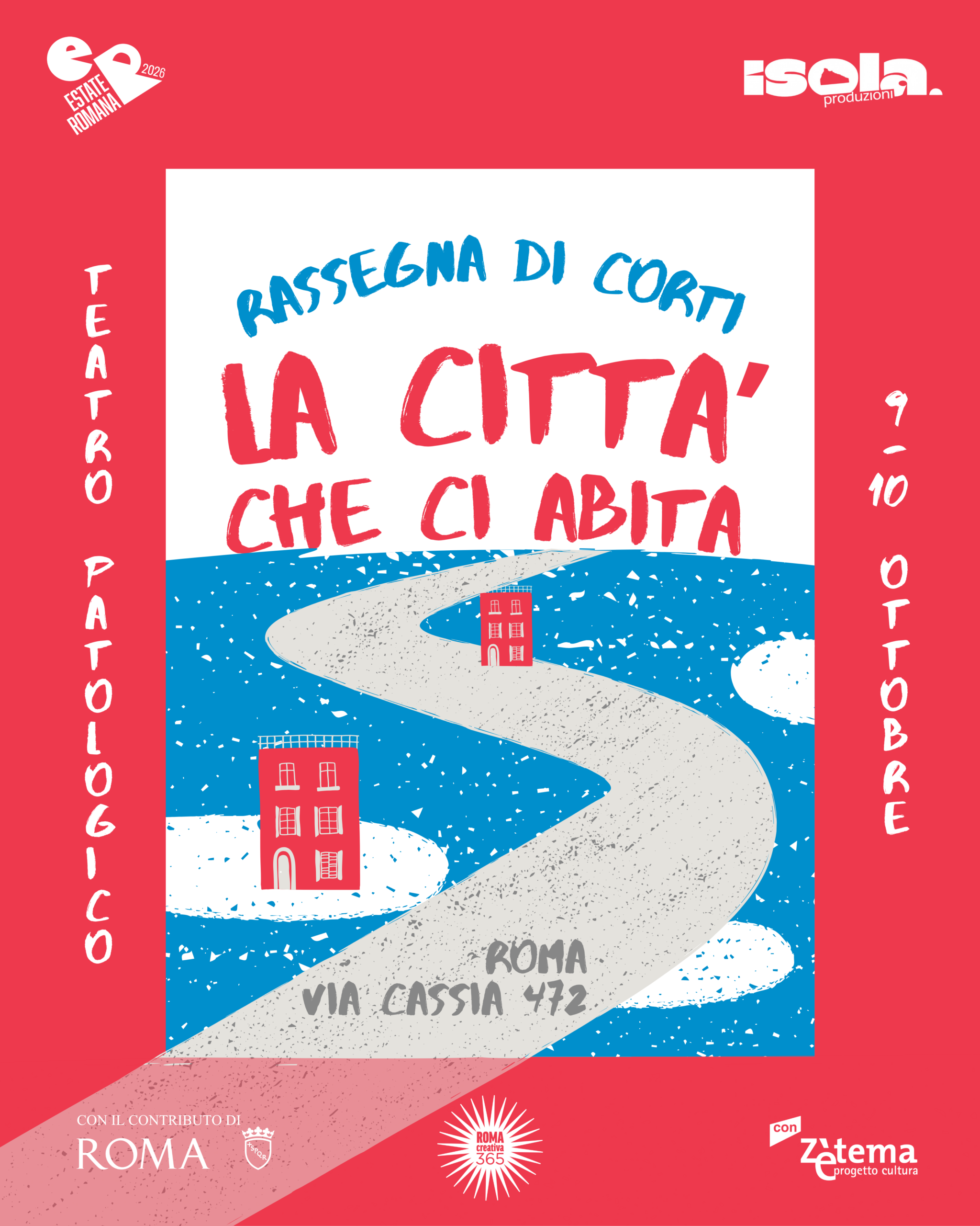 LA CITTÀ CHE CI ABITA TORNA A ROMA: IL 9 E 10 OTTOBRE LA SECONDA EDIZIONE DELLA RASSEGNA DI CINEMA E INCONTRI